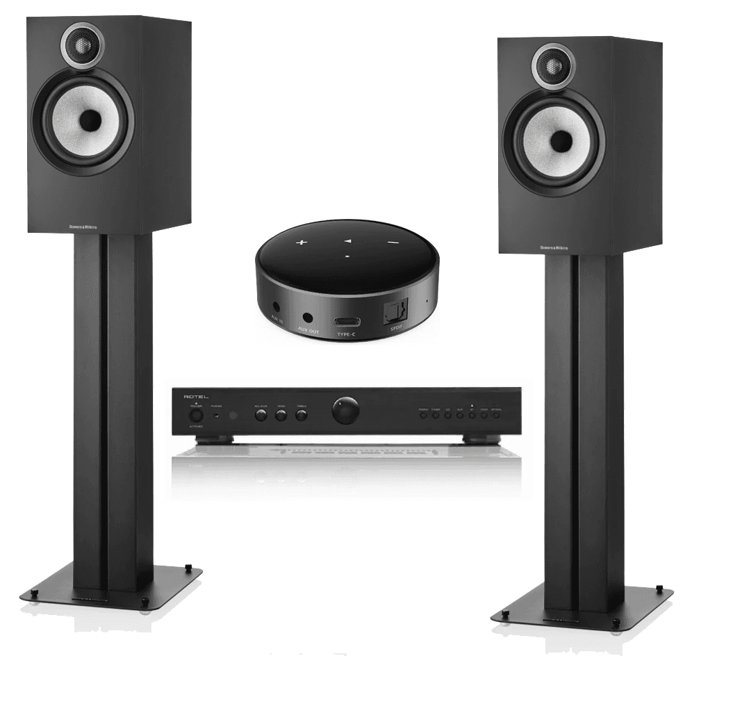 Bowers &amp; Wilkins 606 S3 Stereo Package incl Rotel A11 MkII Amplifier and Klipsch Wiim Mini Streamer