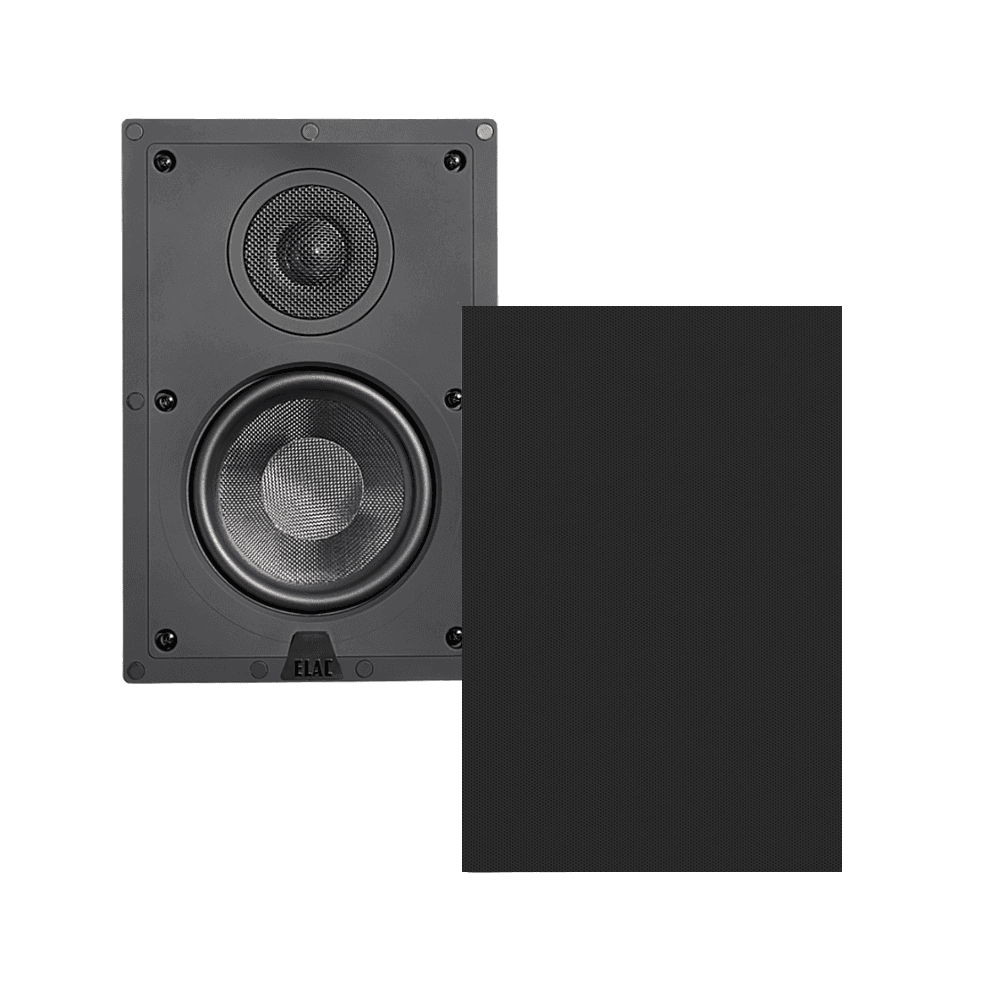 Elac IW-D61-W - Black Inwall Speakers (Pair)