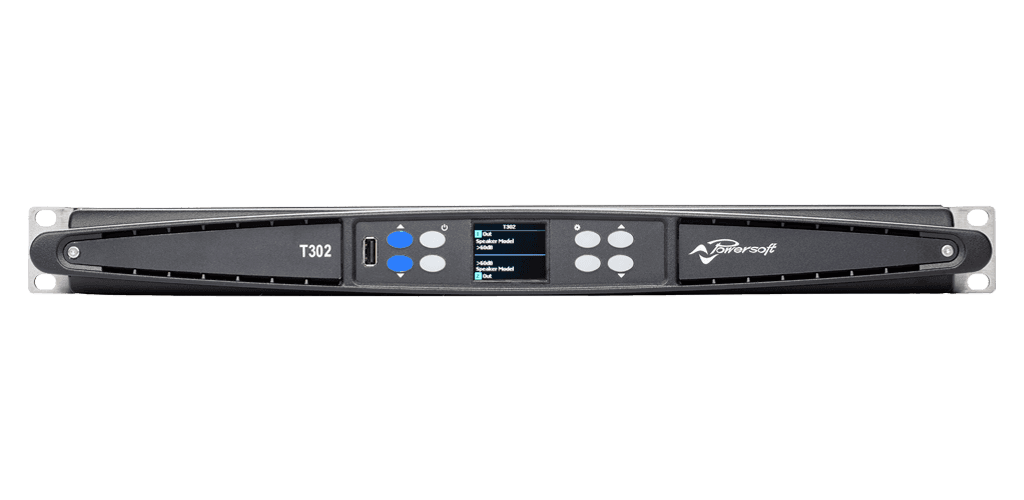 Powersoft T302 - 3000W/2-channel High-performance Amplifier with DSP and Dante™