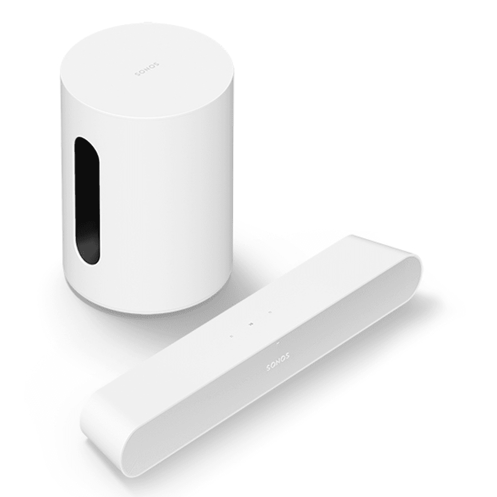 Sonos Ray and Sub Mini Bundle - Package Soundbar &amp; Subwoofer