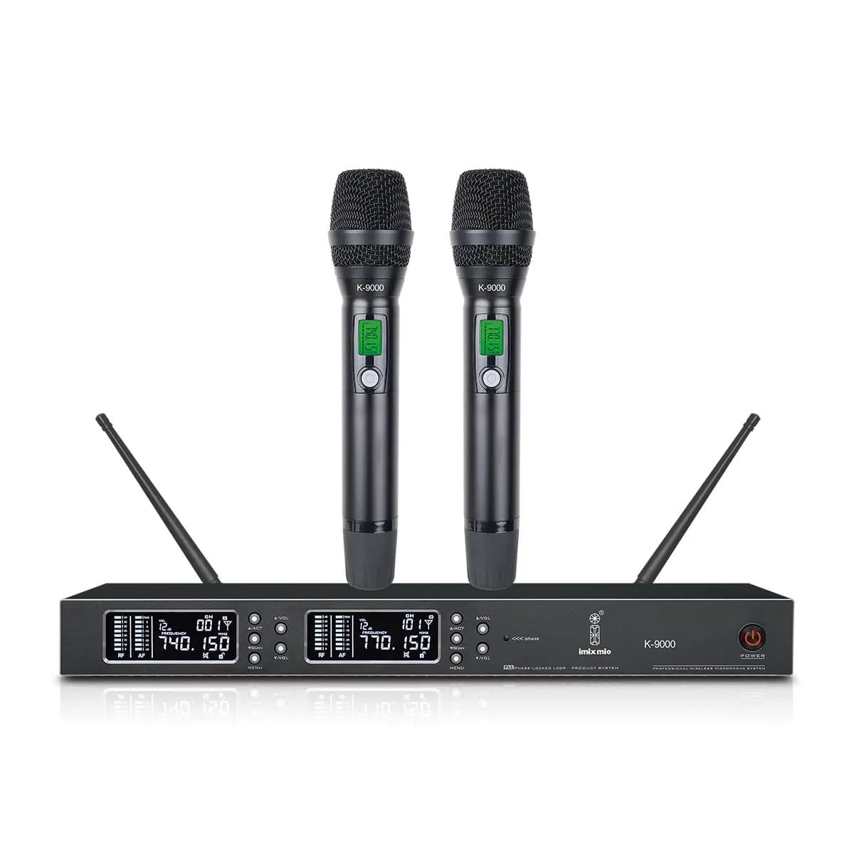 Imix - K9000 UHF Adjustable Frequency Wireless Microphone
