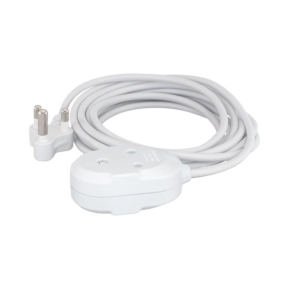 Generic Power Solutions - 16A Power Extension Lead with Janus Coupler, 20m — White