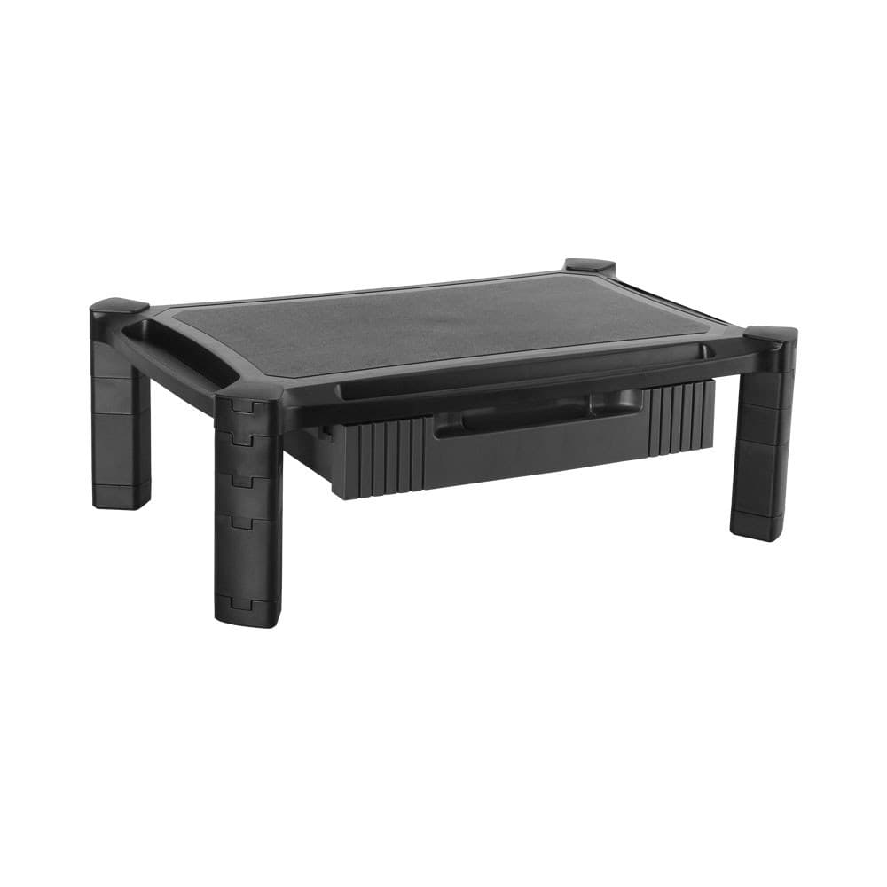 BRACKET – MODULAR MULTI-PURPOSE SMART STAND WITH DRAWER (LARGE SURFACE) – Accommodate most 13-32 inch monitors, laptops, printers, and other office machines