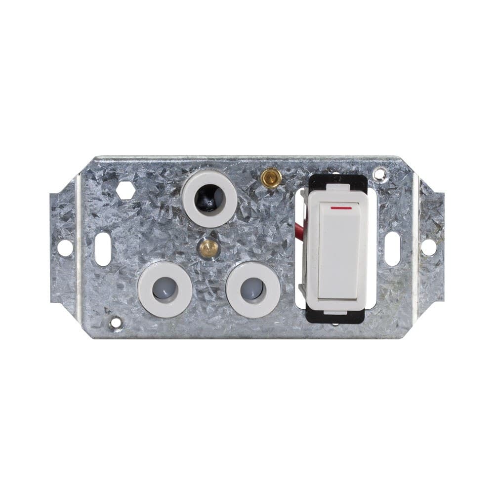 Generic Power Solutions - Decorduct 3-Pin Normal Power Socket with Switch