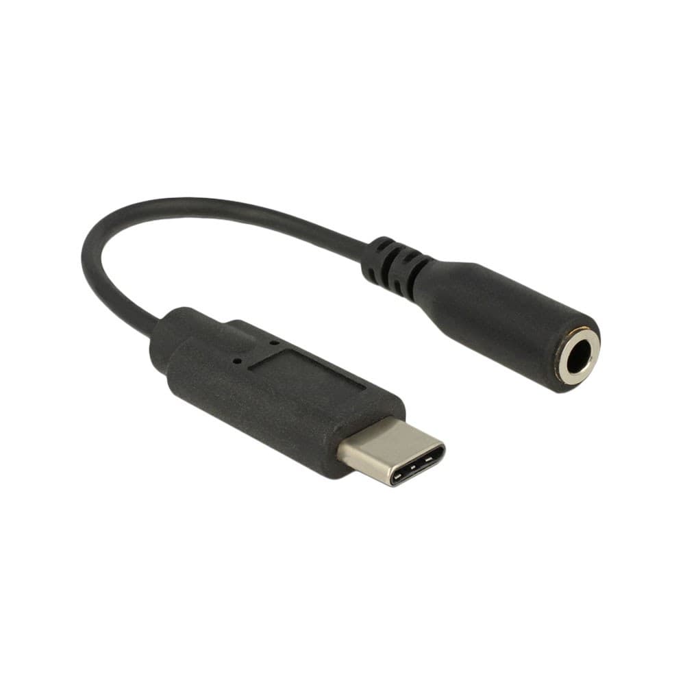 Delock - USB-C to 3.5mm Stereo Jack Audio Adapter, 14cm (65842)
