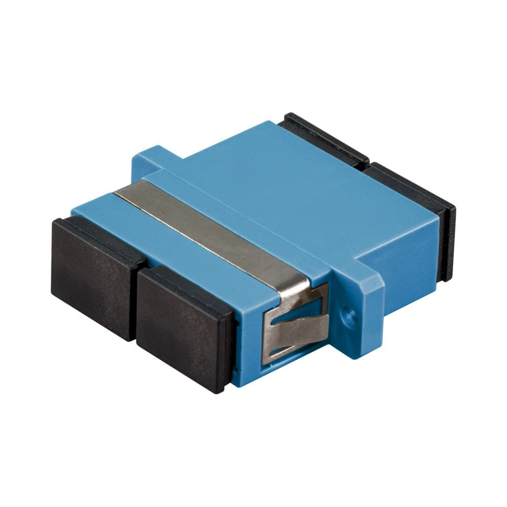 Generic Power Solutions - Fibre SC/PC Duplex Single-Mode Mid Coupler with Ceramic Sleeve - Blue