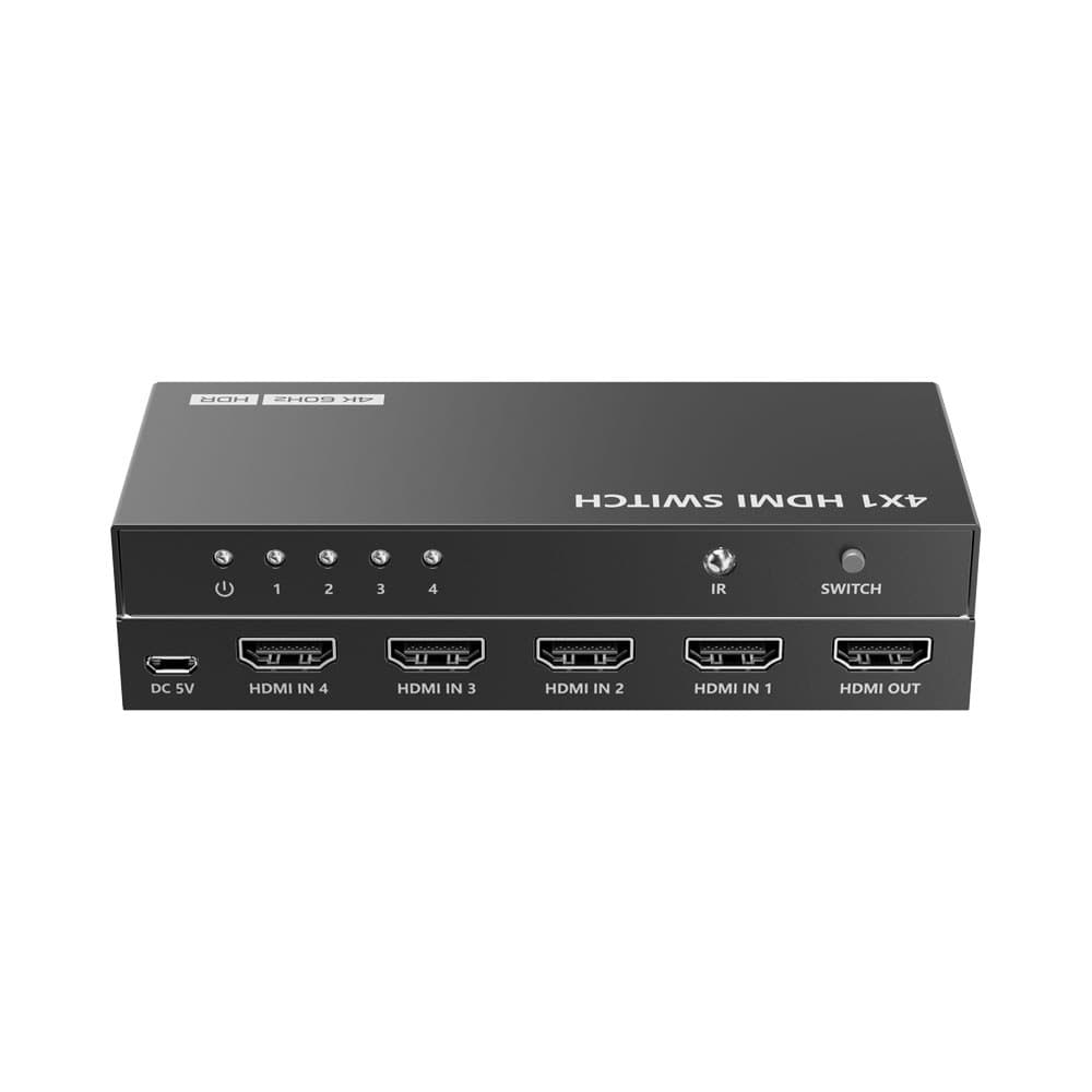 LENKENG LKV401HDR-V3.0 - 4x1 4K @60Hz HDMI Switch
