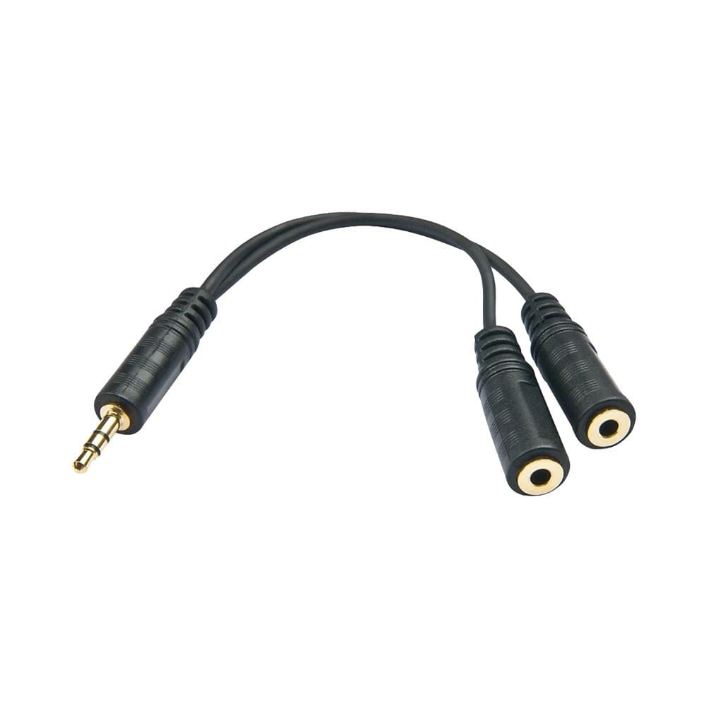 LINDY 3.5MM STEREO MALE TO 2X STEREO FEMALE