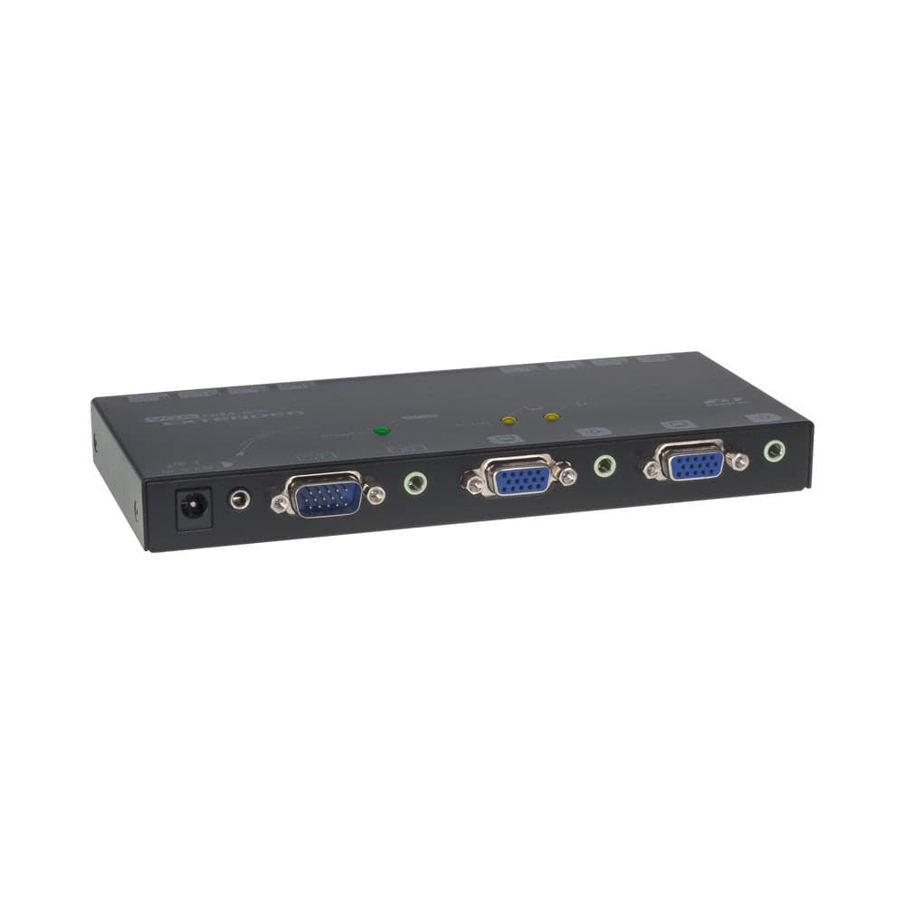 REXTRON 8-PORT VGA AND AUDIO EXTENDER OVER CAT6 WITH REMOTE CONTROL (ERVA-128L)