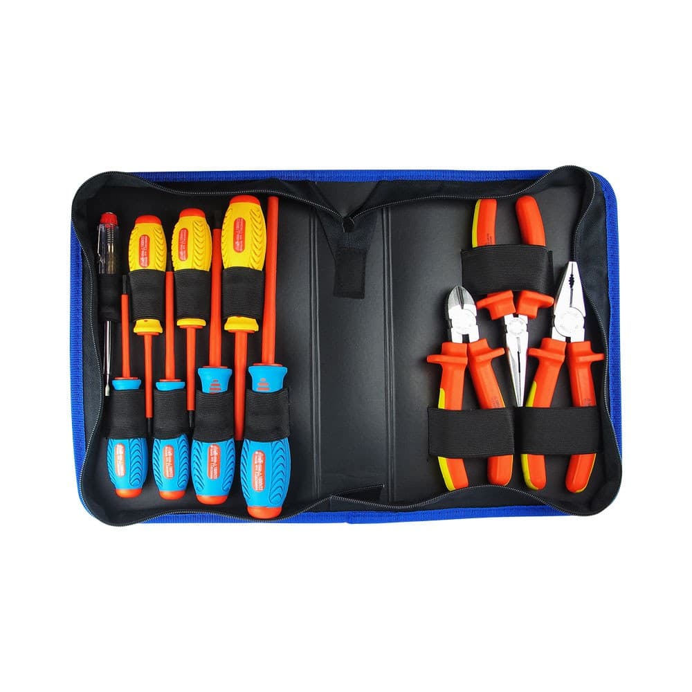 Sprotek - STK-9632 11-Piece Insulated Electrical Screwdriver and Pliers Set