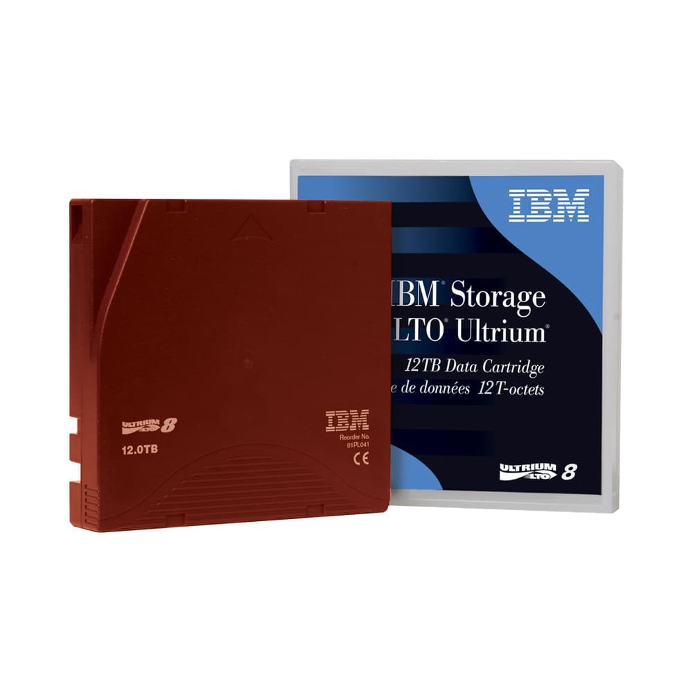 IBM - LTO Ultrium 8 Data Cartridge 12TB Native / 30TB Compressed