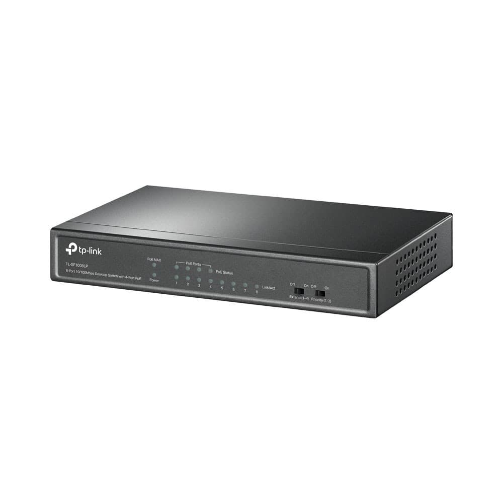TP-LINK TL-SF1008LP 8-PORT 10/100MBPS DESKTOP SWITCH WITH 4-PORT POE