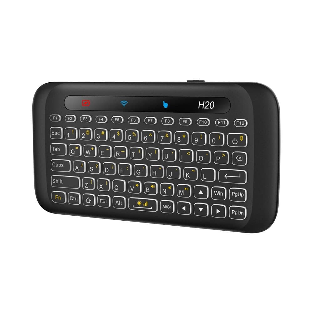 Zoweetek - ZW-H20 2.4GHz Wireless Backlit Mini Keyboard with Touchpad & IR Learning
