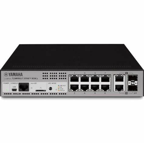 Yamaha SWR2311P-10G - Gigabit Dante Switch with POE