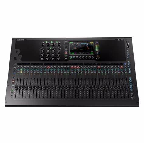 Allen Heath QU 7D - 33 fader 38in/24out 6FX 96kHz mixer with Dante