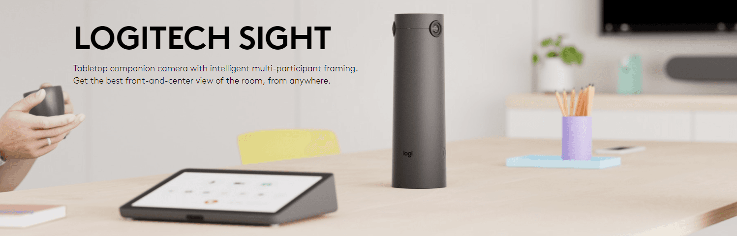Logitech - Sight Tabletop Companion Camera - Graphite