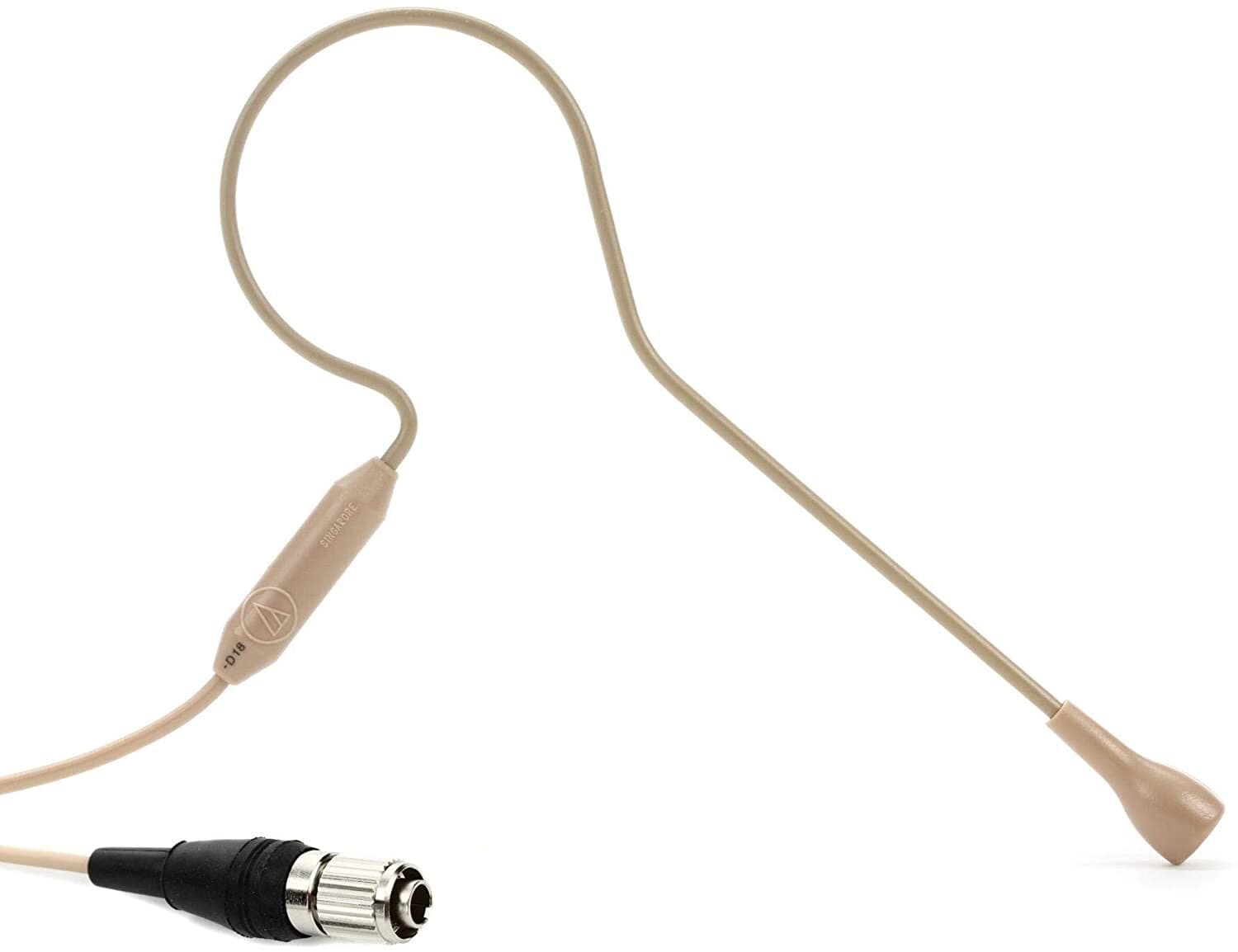 Audio-Technica PRO92cH-TH Omnidirectional Single Earhook Microphone Beige