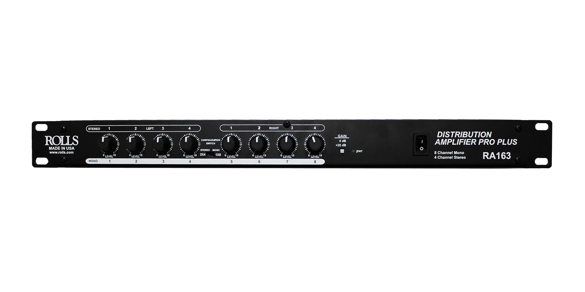 Rolls RA163 - 8 Mono/4 Stereo Output Distribution Amp