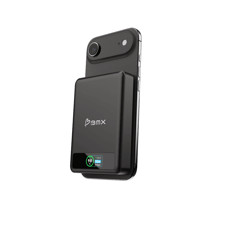 BMX - SolidSafe™ 10K Solid-State Magnetic Power Bank - Blue
