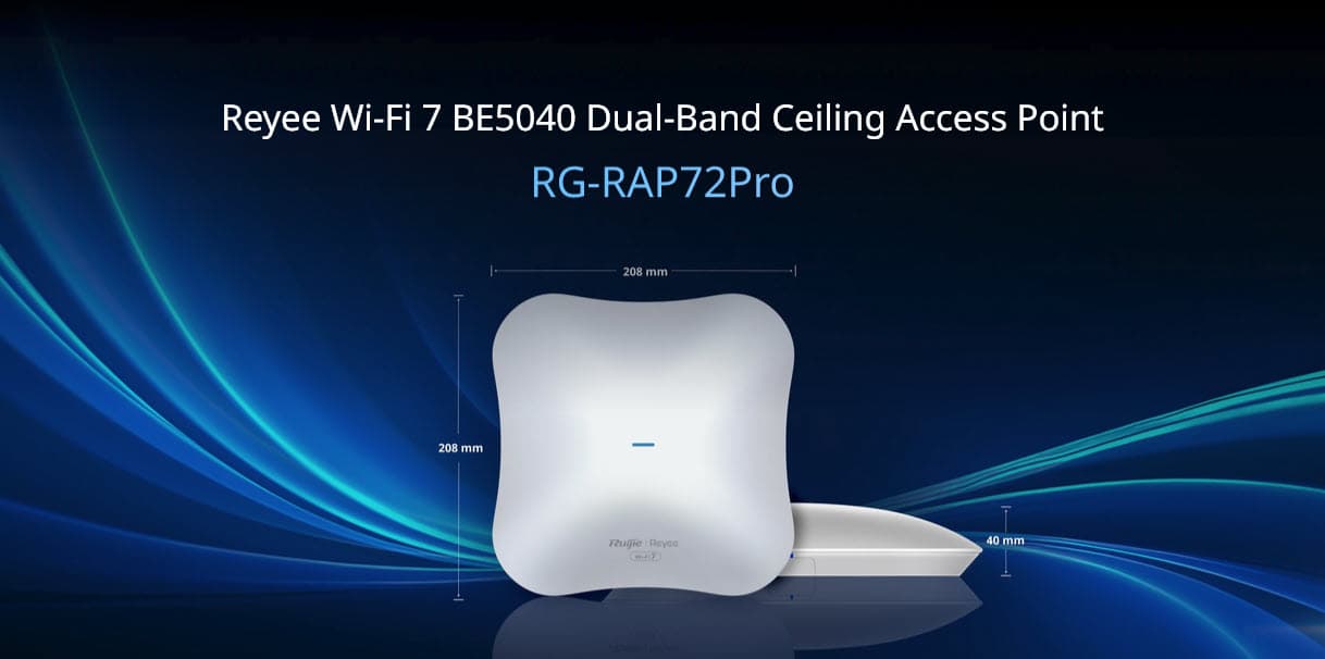 Reyee - Dual Band WiFi 7 5040Mbps Multi-Gigabit Outdoor AP