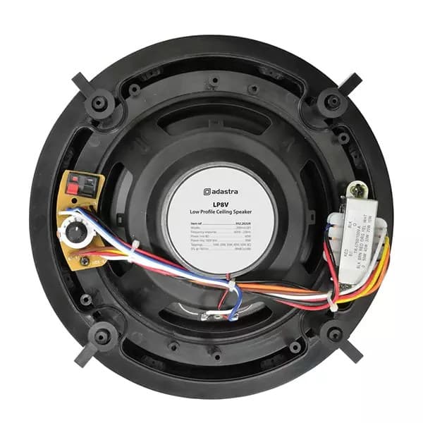 Adastra LP8V Ceiling Speaker Frameless 8inch White 60W 100V