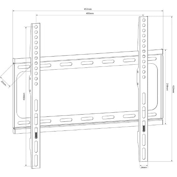 AVLINK SF401 TV WALL BRACKET FIXED 26INCH – 65INCH