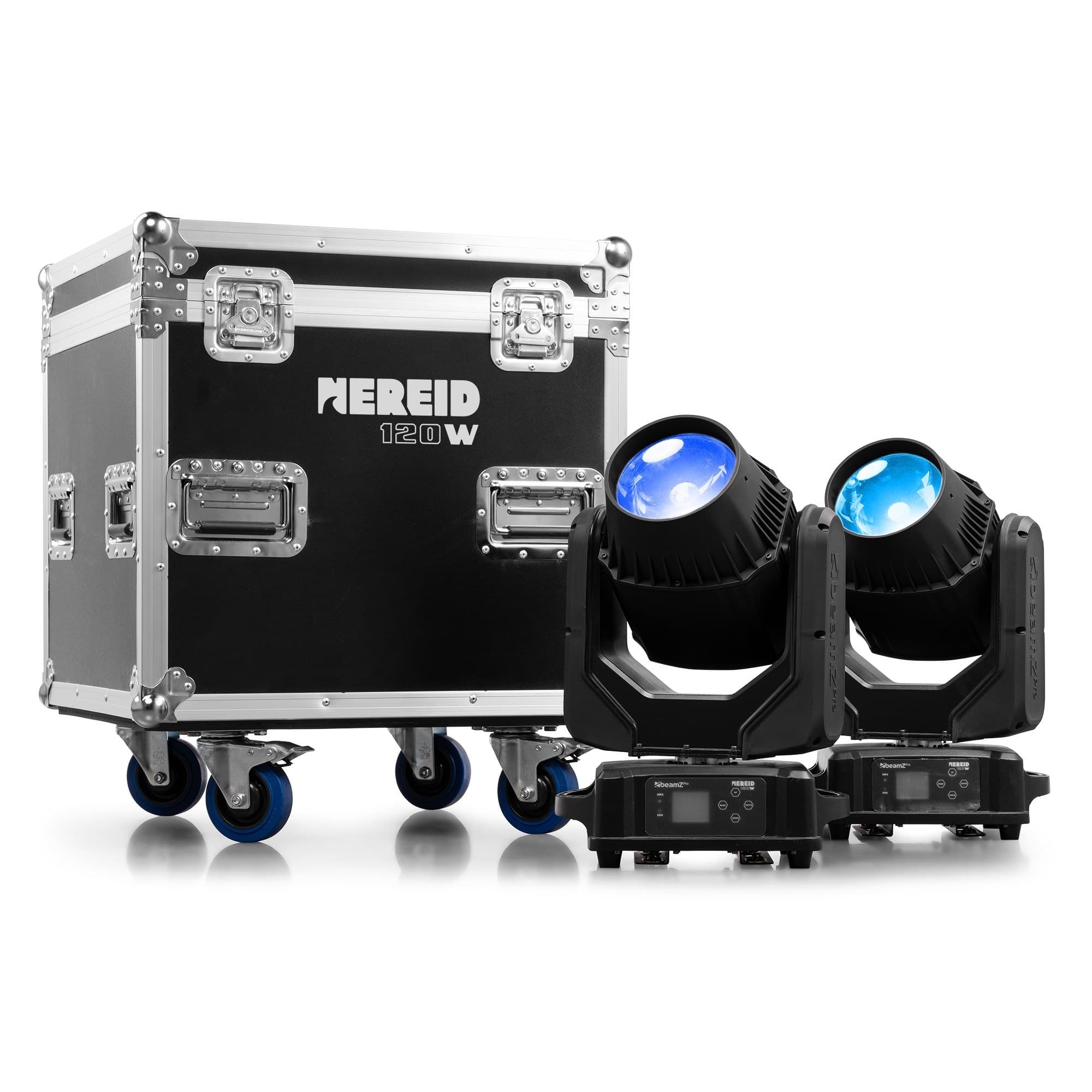 BeamZPro - NEREID120 LED MOVING HEAD BEAM IP65 1x 120W [2 PIECES IN A FLIGHTCASE]