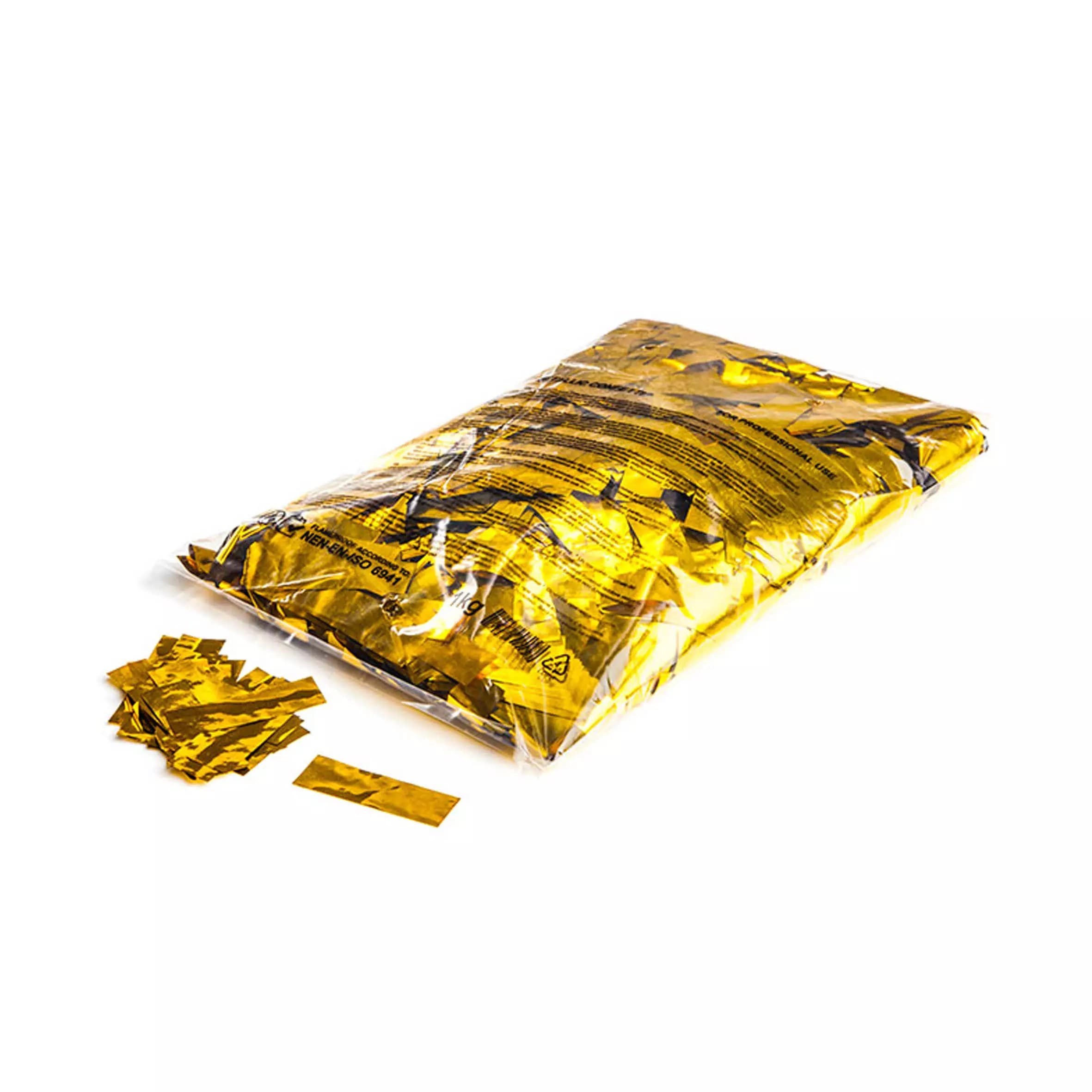 FiloFX - CONFETTI RECTANGLES GOLD METALLIC