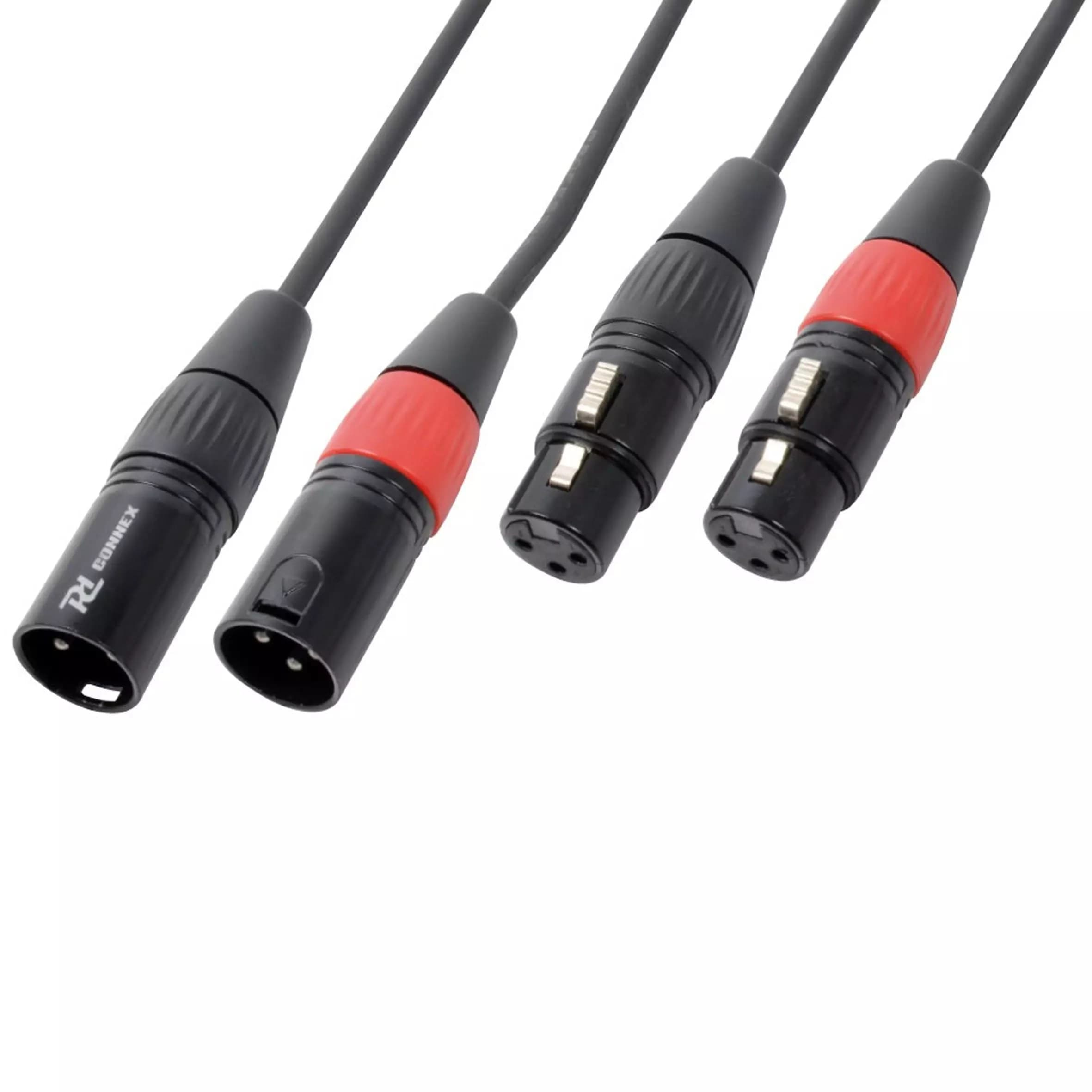 Power Dynamics Connex - PDC CX60-05 SIGNAL LEAD 2X XLR MALE – 2X XLR SOCKET 0.5M