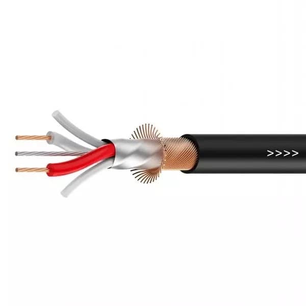 Roxtone - DMX CABLE 5.0MM BLACK 100M