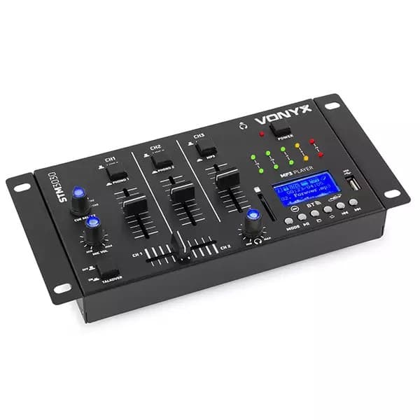 Vonyx STM3030 Music Mixer BT/MP3/USB/REC 6CH