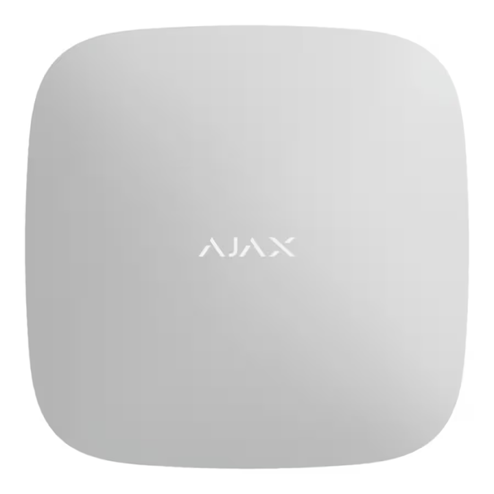 Ajax - Hub 4G with Control Panel (White)