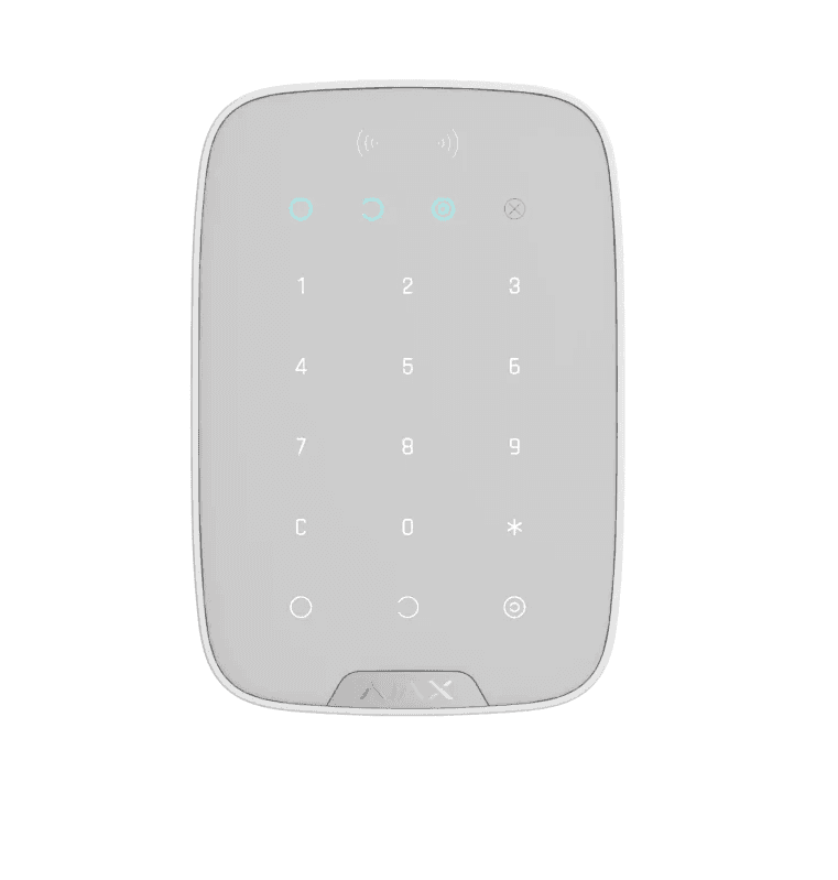 Ajax - KeyPad Plus Wireless Indoor Keypad (White)