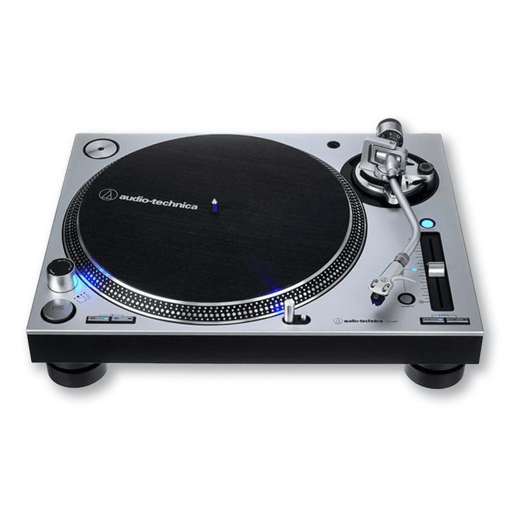 Audio-Technica AT-LP140XP - Direct Drive Pro DJ Turntable (Silver)
