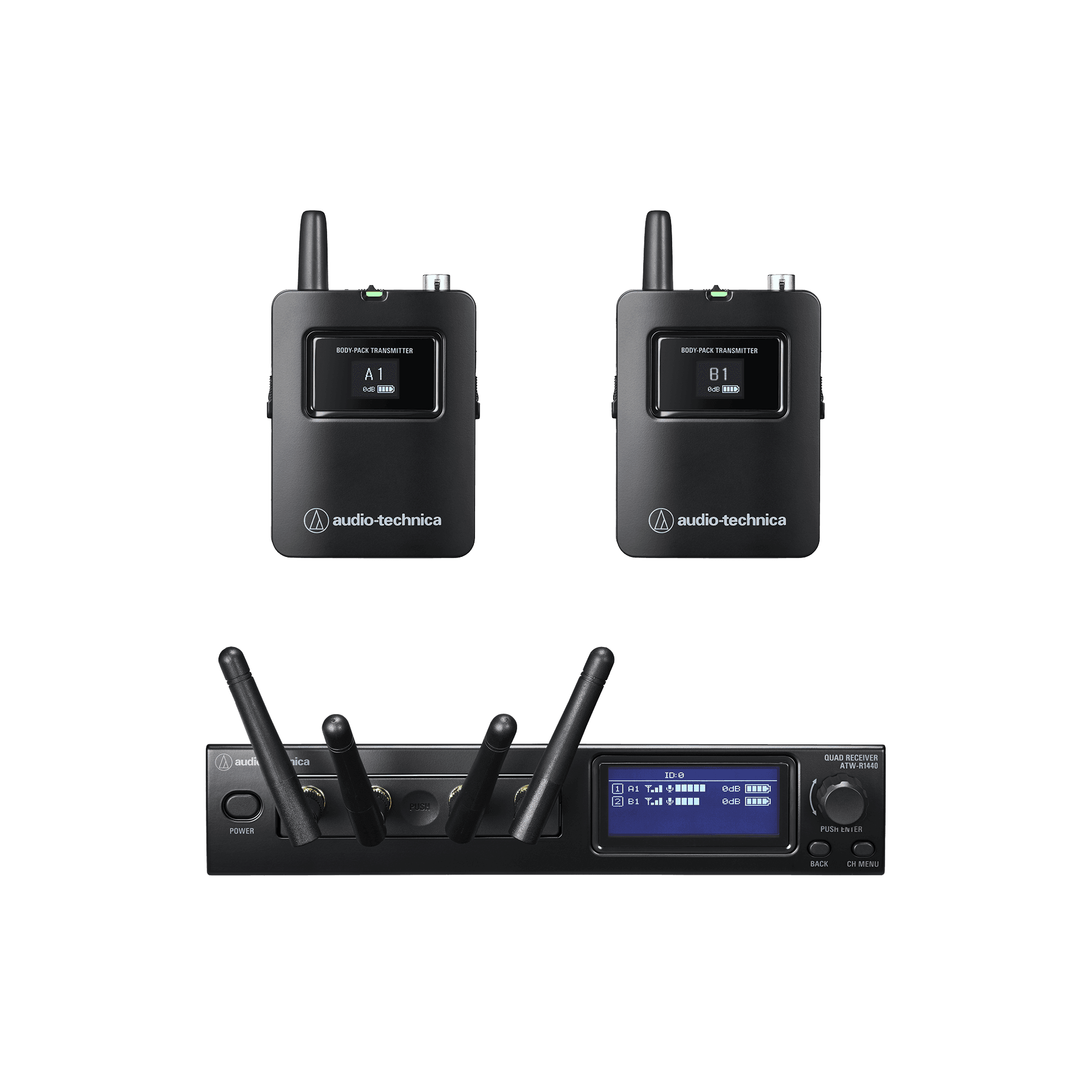 Audio-Technica ATW-1421 - System 20 PRO Dual Body-Pack System