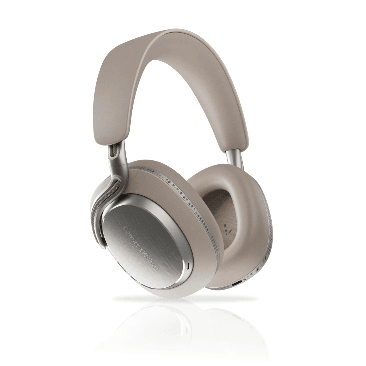 Bowers & Wilkins PX8 S2 Warm Stone Leather - Over-ear noise cancelling headphones