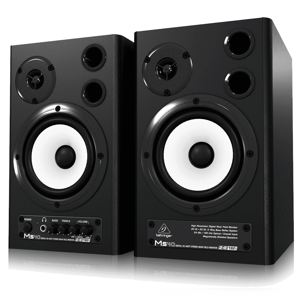 Behringer MS40 - 40W Stereo Near Field Monitor Speakers - Pair