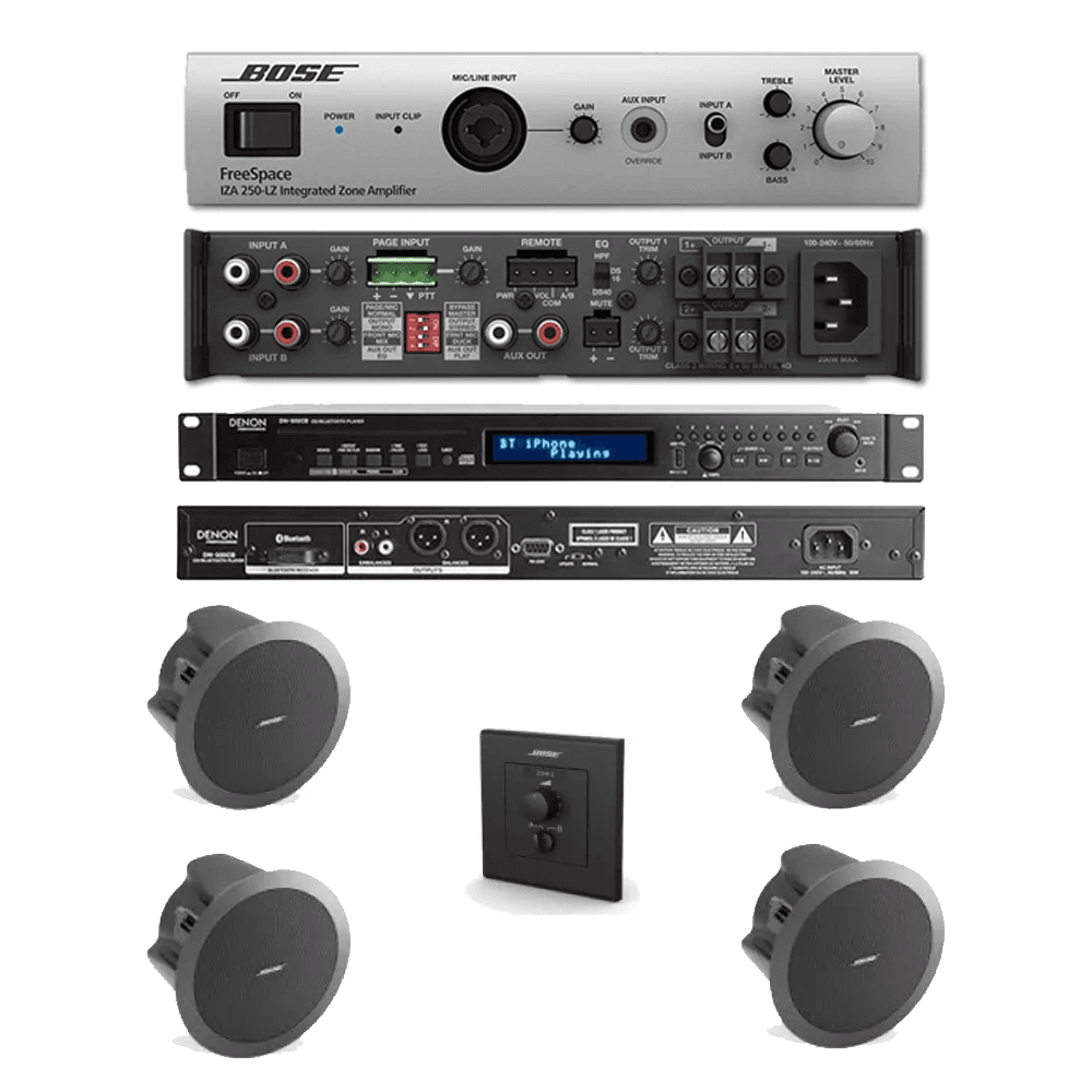 Bose Professional System 4 (Open Box) - Complete audio system for your business, cafe or restaurant