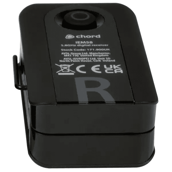 Chord RX-IEM58 In-Ear Monitoring System Receiver for IEM58 5.8GHz