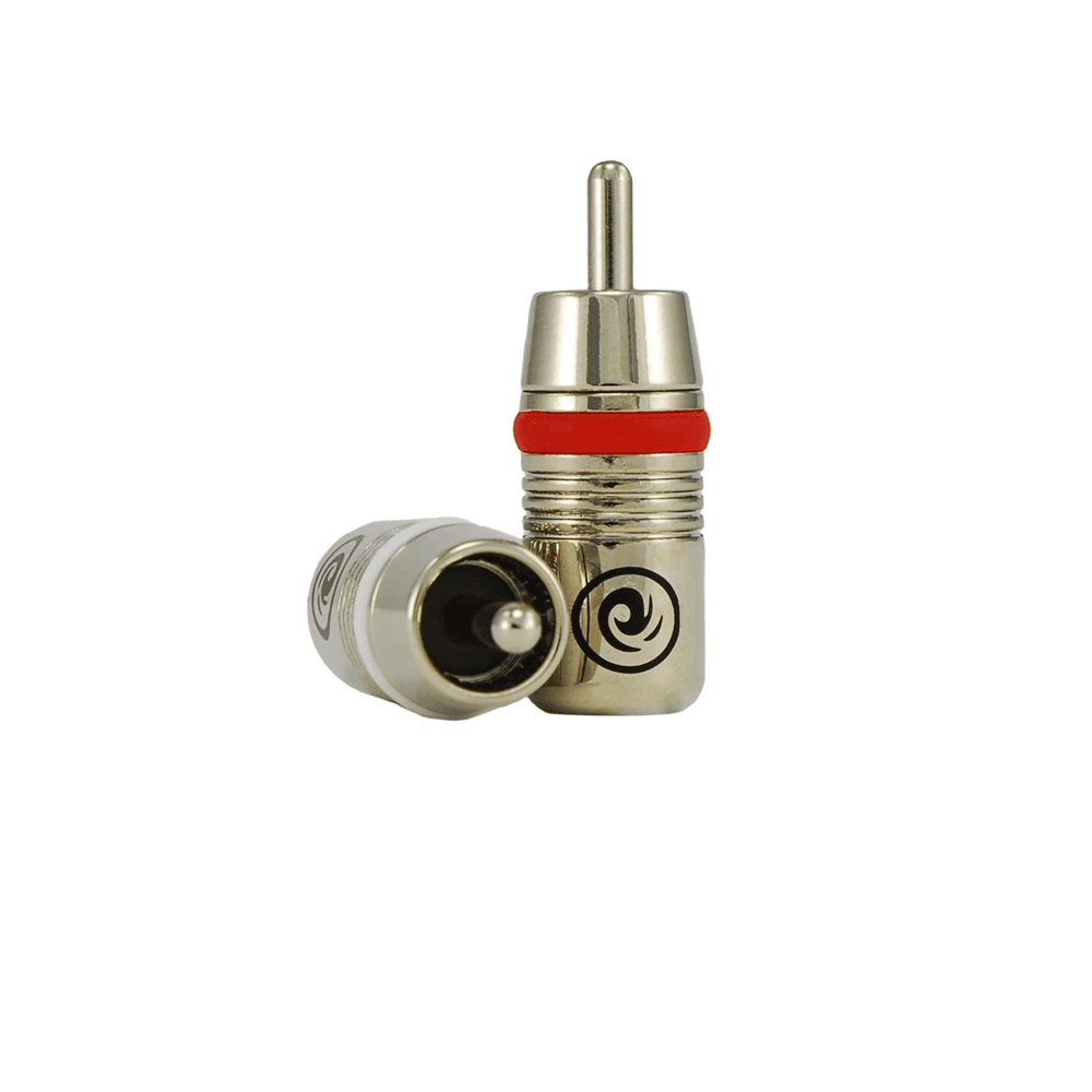 Cleerline Planet Waves RCA Male Connector - Screw In RCA Connectors (Pair)