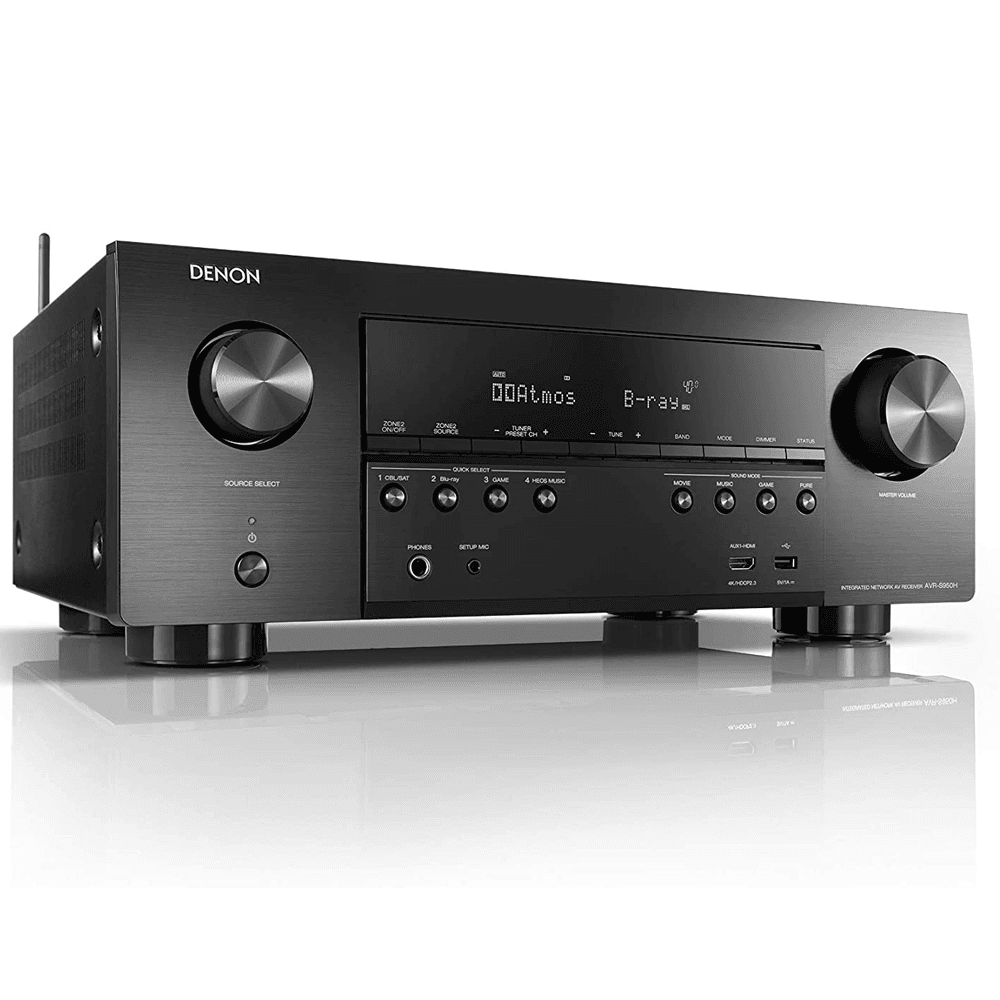 Denon AVR-S960H - 7.2 channel 8K Ultra HD AV receiver with 145W per channel