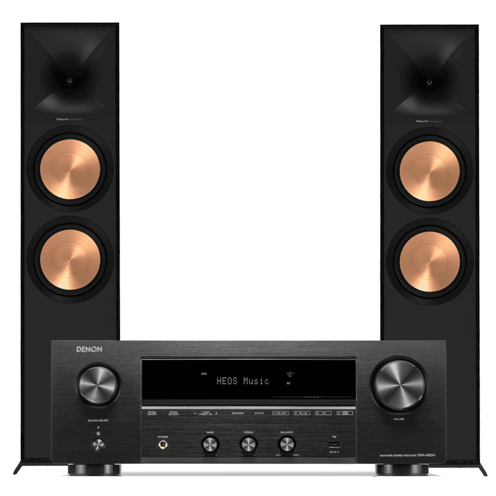 Denon DRA900H Including Klipsch R800F (Pair) - Stereo Home Audio Package