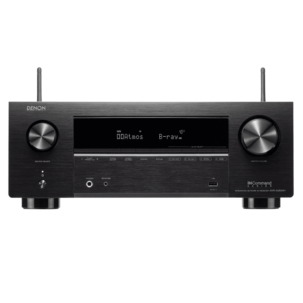 Denon AVR-X2800H - 7.2 Channel 8K Network Home Theatre Receiver