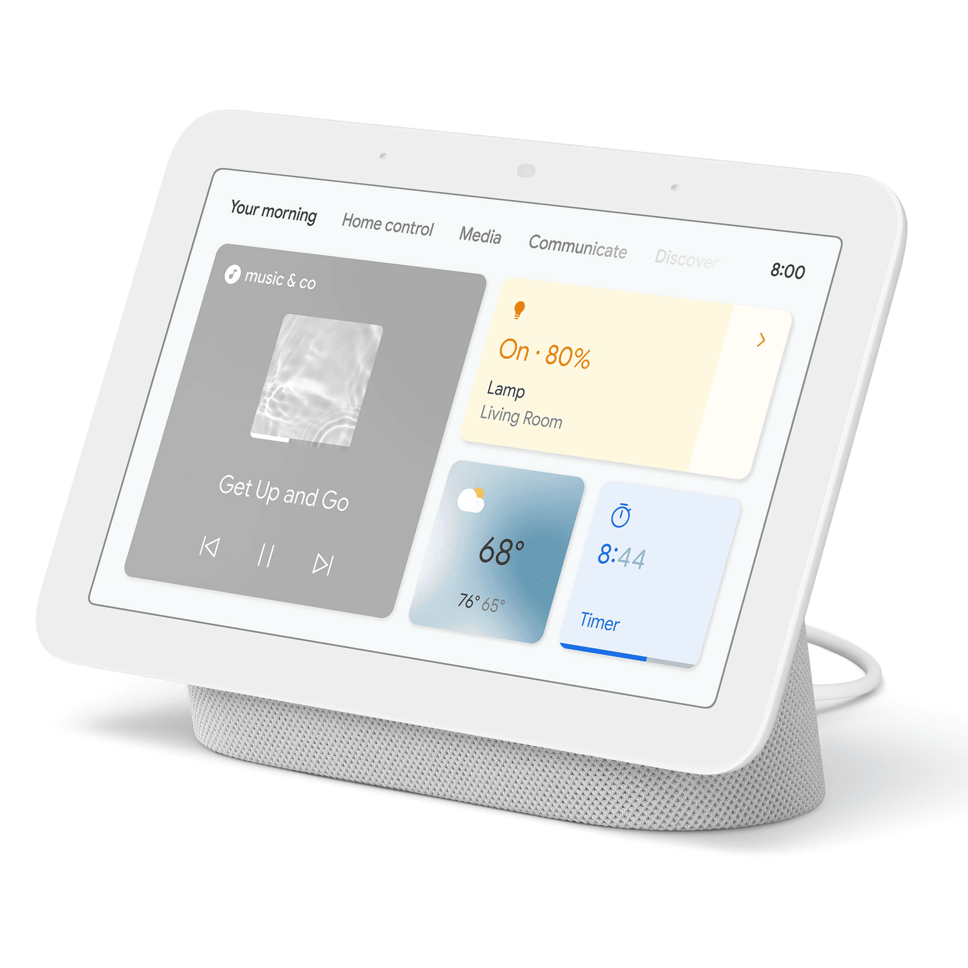 Google - Nest Hub 2nd Gen - Chalk