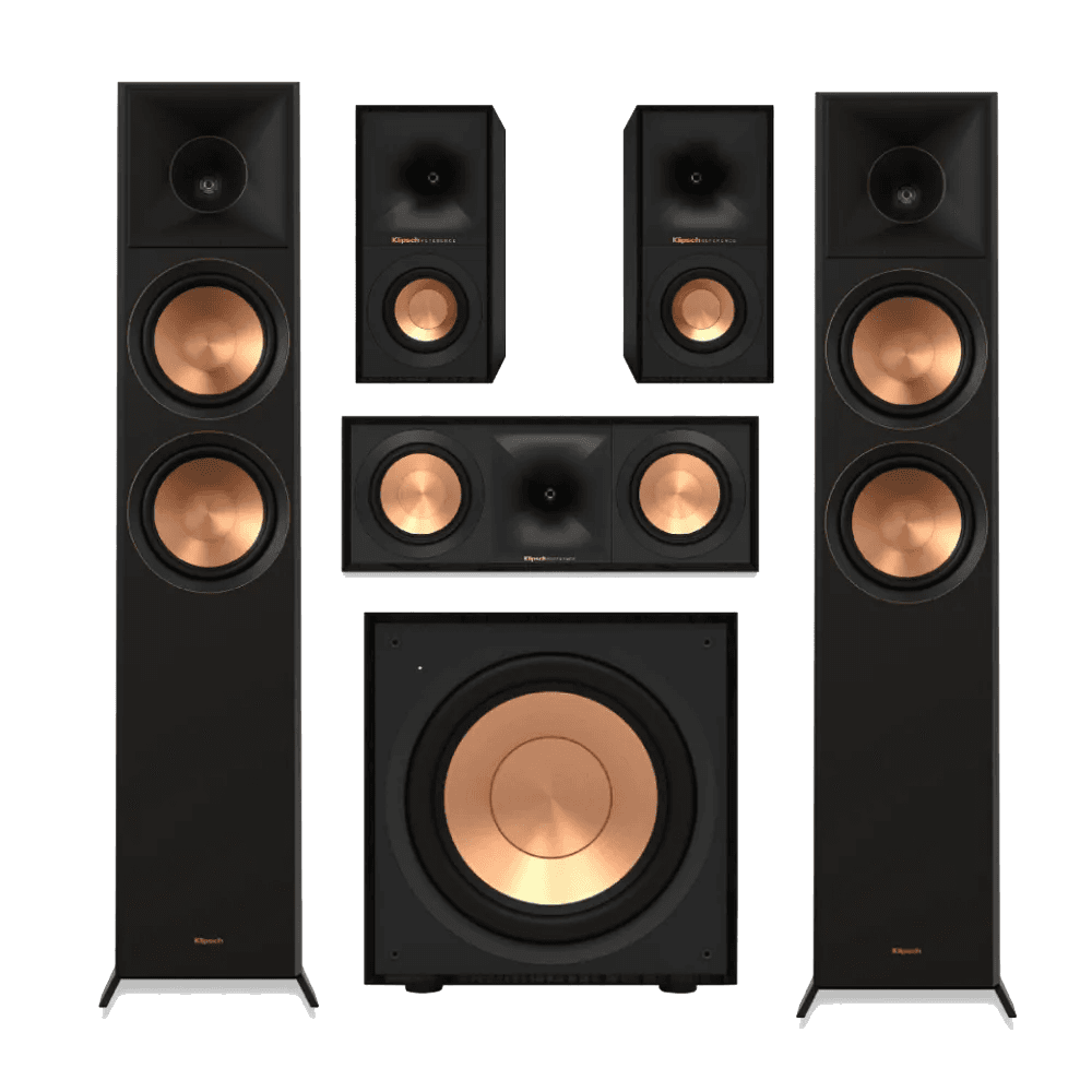 Klipsch R600F 5.1 System (Black) - Home Theatre Speaker Package