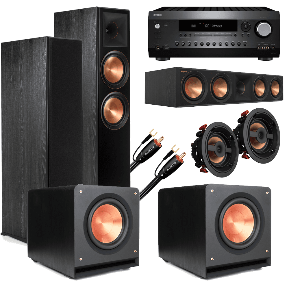 Klipsch Reference Premiere Home Theatre Package 5.2 - Complete Home Cinema Package incl Amplifier
