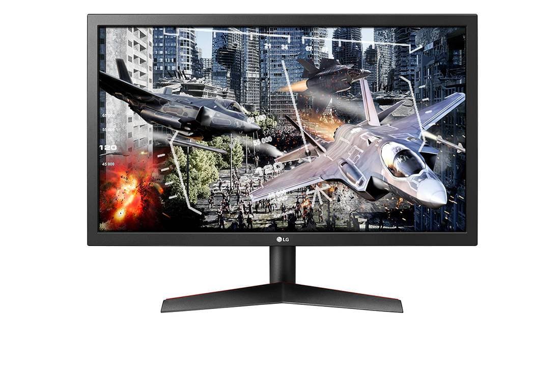 LG 24 FHD UltraGear Gaming Monitor: 24GL600F-B