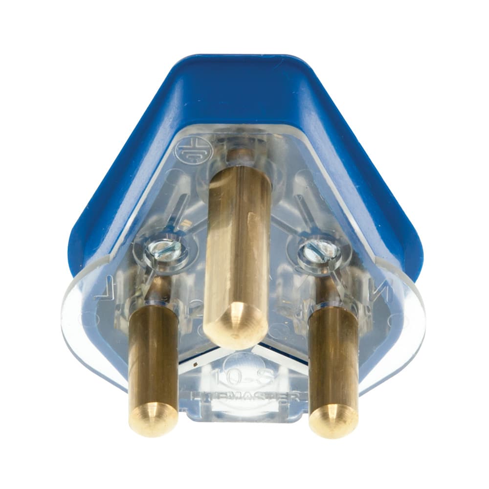 LINKQNET - PWR-D-B-PLUG 3-Prong Blue South African Dedicated Power Plug