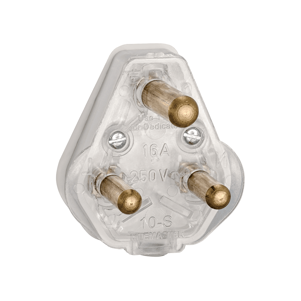 LINKQNET - PWR-N-PLUG 3-Pin Bare South African Power Plug
