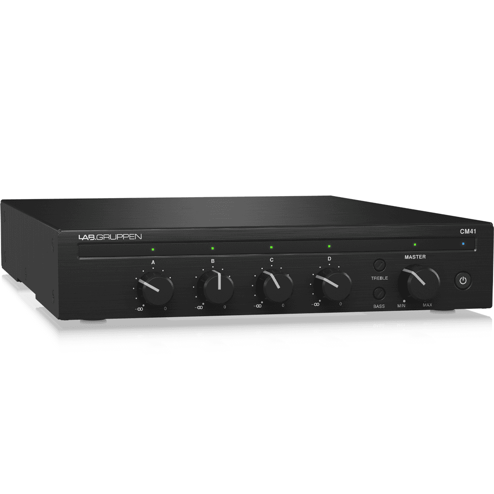 Lab Gruppen CM41 - Commercial Mixer with 4 Inputs and 1 Output